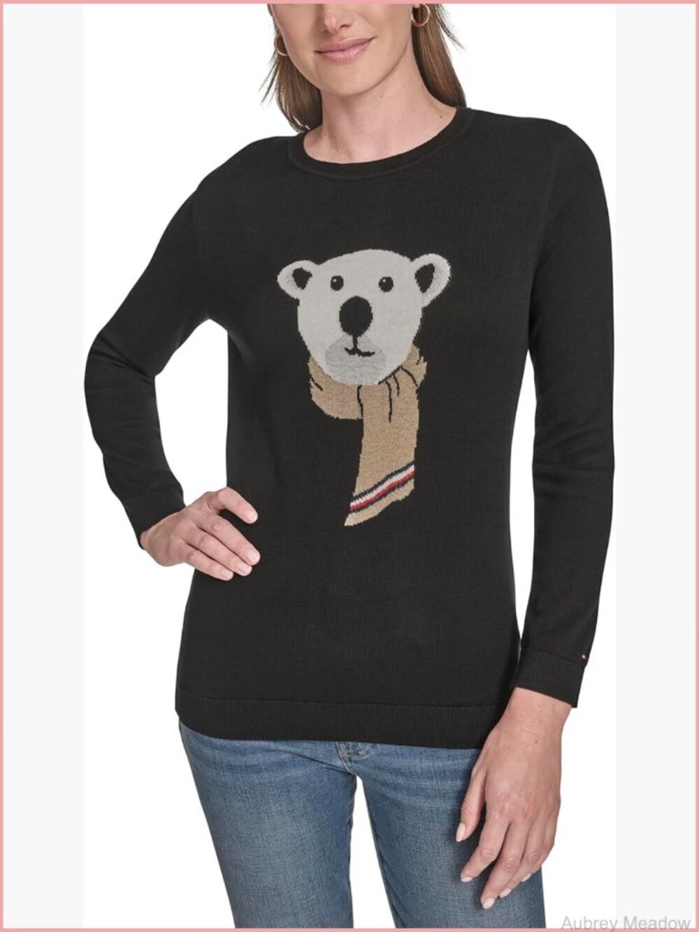 Crewneck Pullover Sweater Long Sleeve Cotton Lightweight
